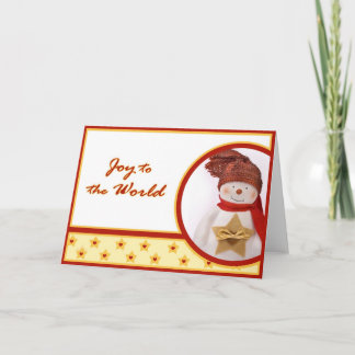 Snowmann Greeting Card