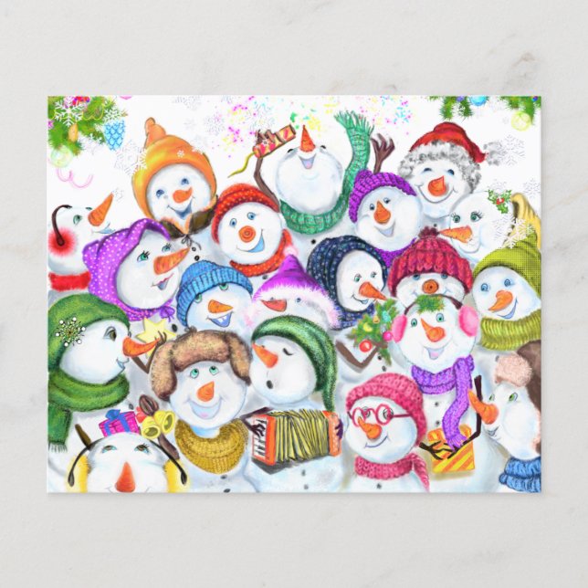 Snowmans Christmas Flyer Gift (Front)