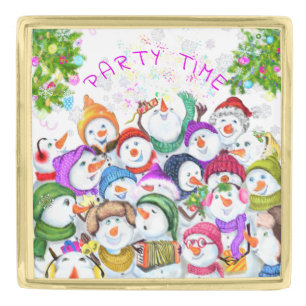 Snowmans Christmas Lapel Pin Gift