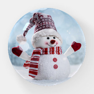 Snowman's Christmas Zazzle Paperweight