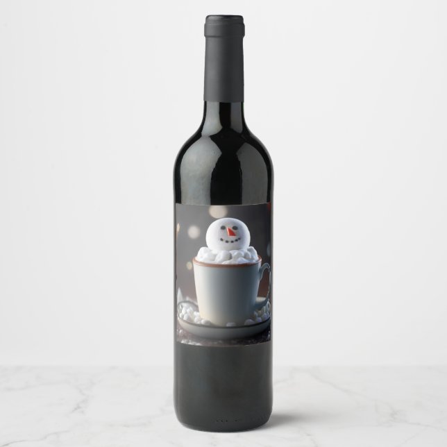 Snowman's Delight Wine Label (Front)