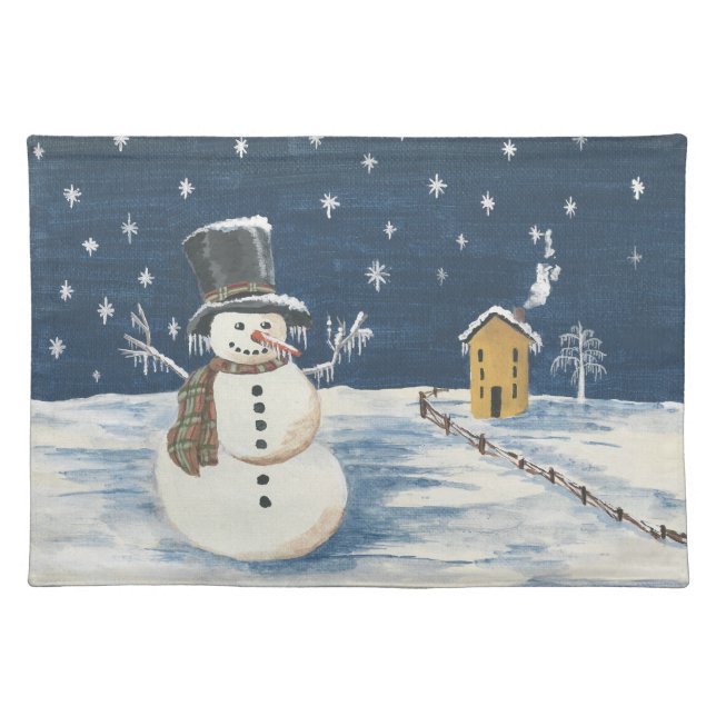 "Snowman's Dream" Placemats (Front)