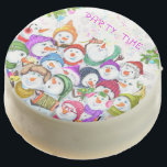 Snowmans Party Christmas Chocolate Covered Oreo<br><div class="desc">Chocolate Covered Oreo with Happy Snowmans Christmas Party Funny Drawing Cartoon Snowman and Text - Choose / Add Your Unique Text / Font / Color - Make Your Special Oreo Gift - Resize and move or remove and add elements / image with Customization tool ! - Drawing and Design by...</div>
