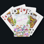Snowmans Party Christmas Playing Cards<br><div class="desc">Playing Cards with Happy Snowmans Merry Christmas Party Funny Drawing Cartoon Snowman Celebration - Choose / Add Your Unique Text / Font / Color - Make Your Special Gift - Resize and move or remove and add elements / image with customization tool ! - Drawing and Design by MIGNED. You...</div>