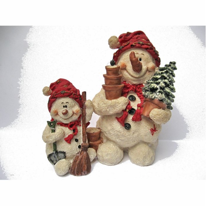 snowmans photo cutout