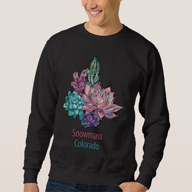 Snowmass  Colorado  Souvenir Sweatshirt (Front)