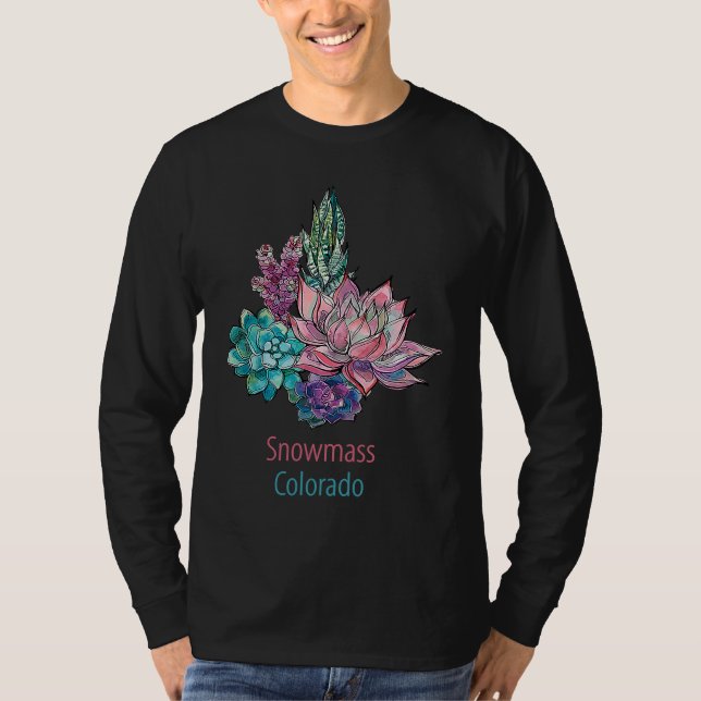 Snowmass  Colorado  Souvenir T-Shirt (Front)