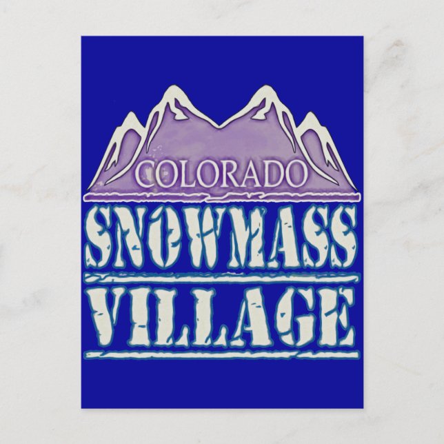 Snowmass Village, Colorado Postcard (Front)