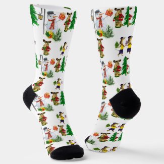 Snowmen And Christmas Animals 