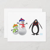 Snowmen and Penguin (Front/Back)
