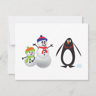 Snowmen and Penguin