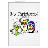 Snowmen and Penguins It's Christmas (Front)