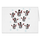 Snowmen and Snowflakes (Front Horizontal)