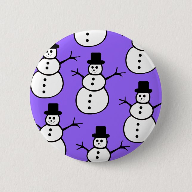 Snowmen Button (Front)