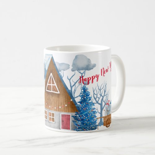 Snowmen Christmas Tree Farm  Coffee Mug