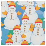 Snowmen Fabric