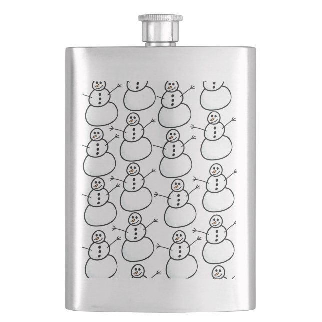 Snowmen Flask (Front)