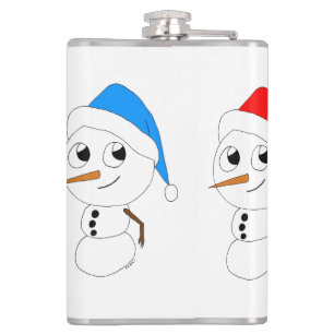snowmen   flask