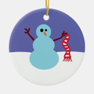 Snowmen Gone Wild Ceramic Ornament