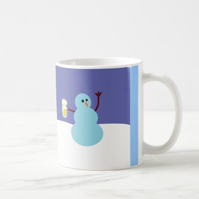 Snowmen Gone Wild! Coffee Mug (Right)