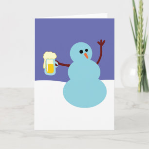 Snowmen Gone Wild! Holiday Card