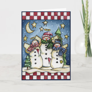 Snowmen Holiday Card