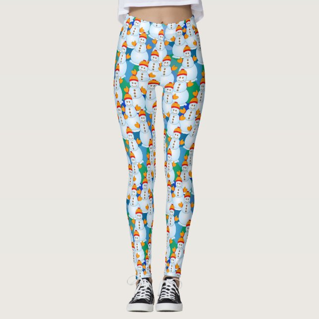 Snowmen Leggings (Front)