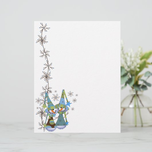 Snowmen Letterhead (Standing Front)