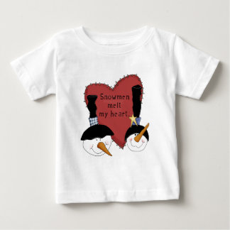Snowmen Melt My Heart Tshirts and Gifts