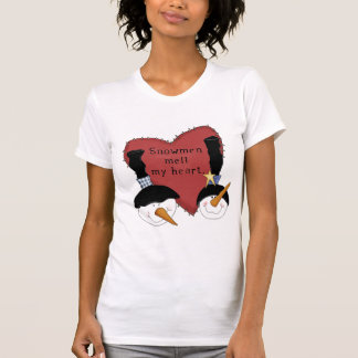 Snowmen Melt My Heart Tshirts and Gifts
