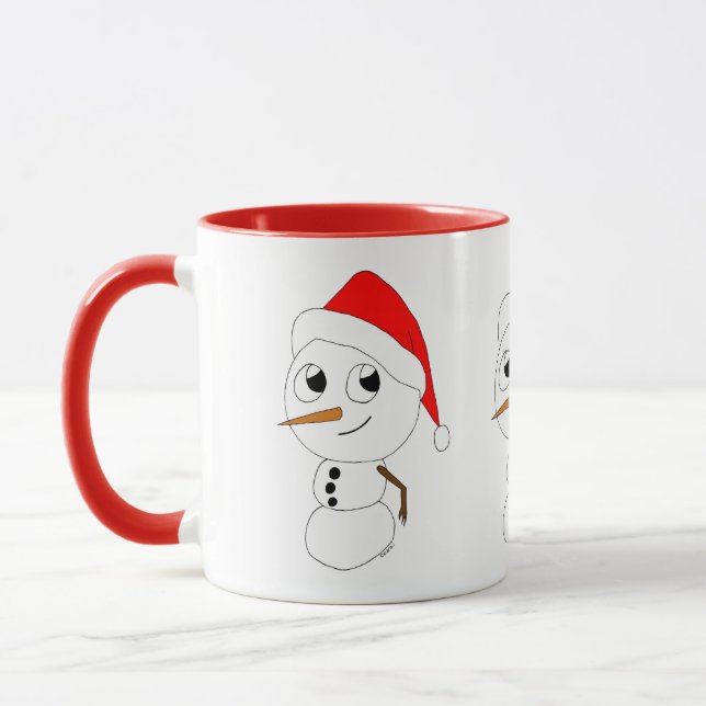 snowmen mug (Left)