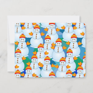 Snowmen Note Card