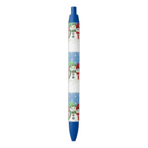 Snowmen pattern custom pen