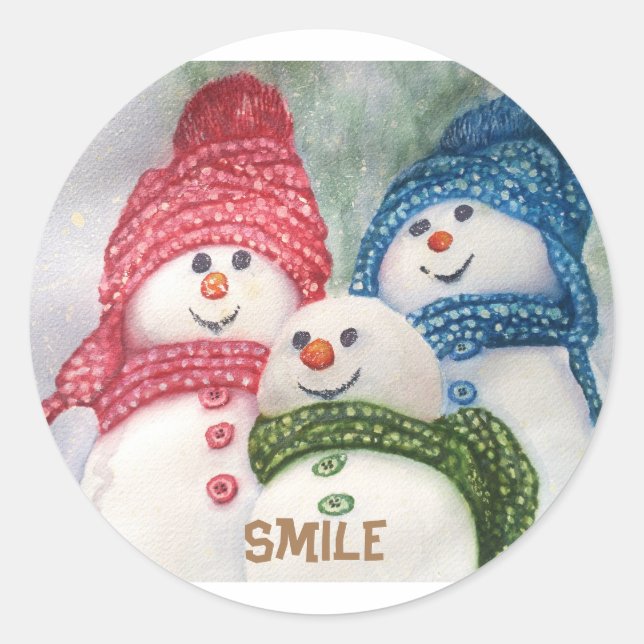SNOWMEN Sticker (Front)