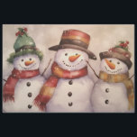 Snowmen Tissue Paper<br><div class="desc">Snowmen ,  Christmas</div>