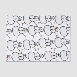 Snowmen Tissue Paper