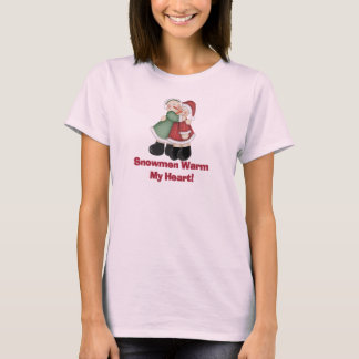 Snowmen Warm My Heart T-shirts and Gifts