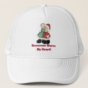 Snowmen Warm My Heart T-shirts and Gifts Trucker Hat