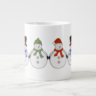 Snowmen Winter has come Giant Coffee Mug