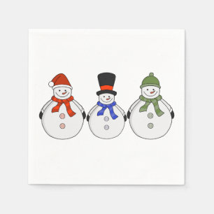 Snowmen Winter has come Napkins