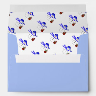 Snowmen With a Bucket of Sweets Envelope