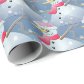 Snowmen Wrapping Paper (Roll Corner)
