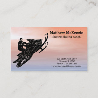 Snowmobile Business Card