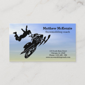 Snowmobile Business Card