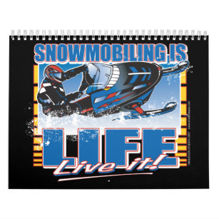 Snowmobile Calander Calendar