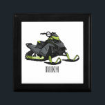 Snowmobile cartoon illustration  gift box<br><div class="desc">Snowmobile cartoon illustration</div>