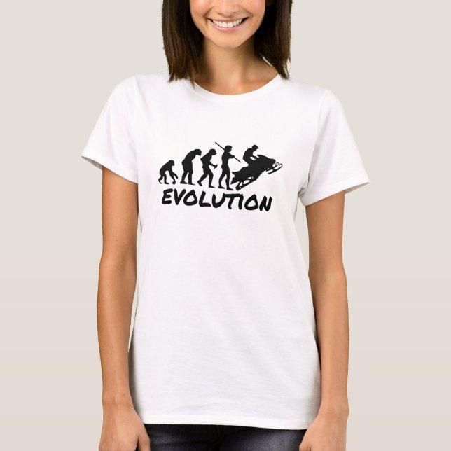 Snowmobile Evolution T-Shirt (Front)
