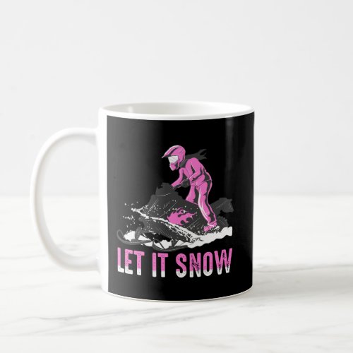 Snowmobile Hoodie GirlS Snowmobiling Gift Idea Coffee Mug
