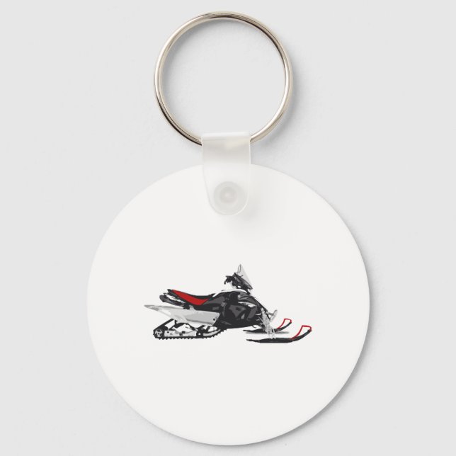 Snowmobile Keychain (Front)