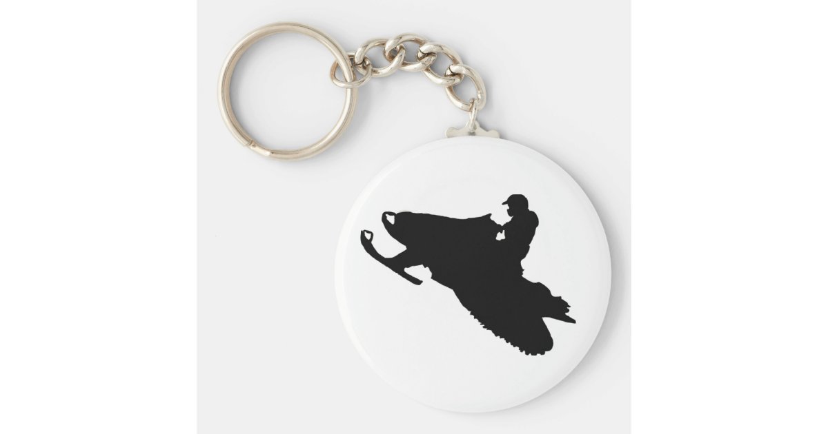 Snowmobile keychain